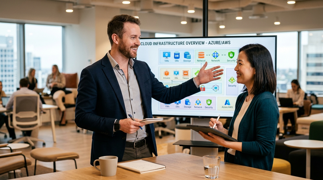 Cerdis IT Consultants collaborating on infrastructure strategy